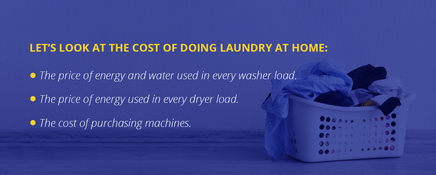 Cost of doing laundry at home