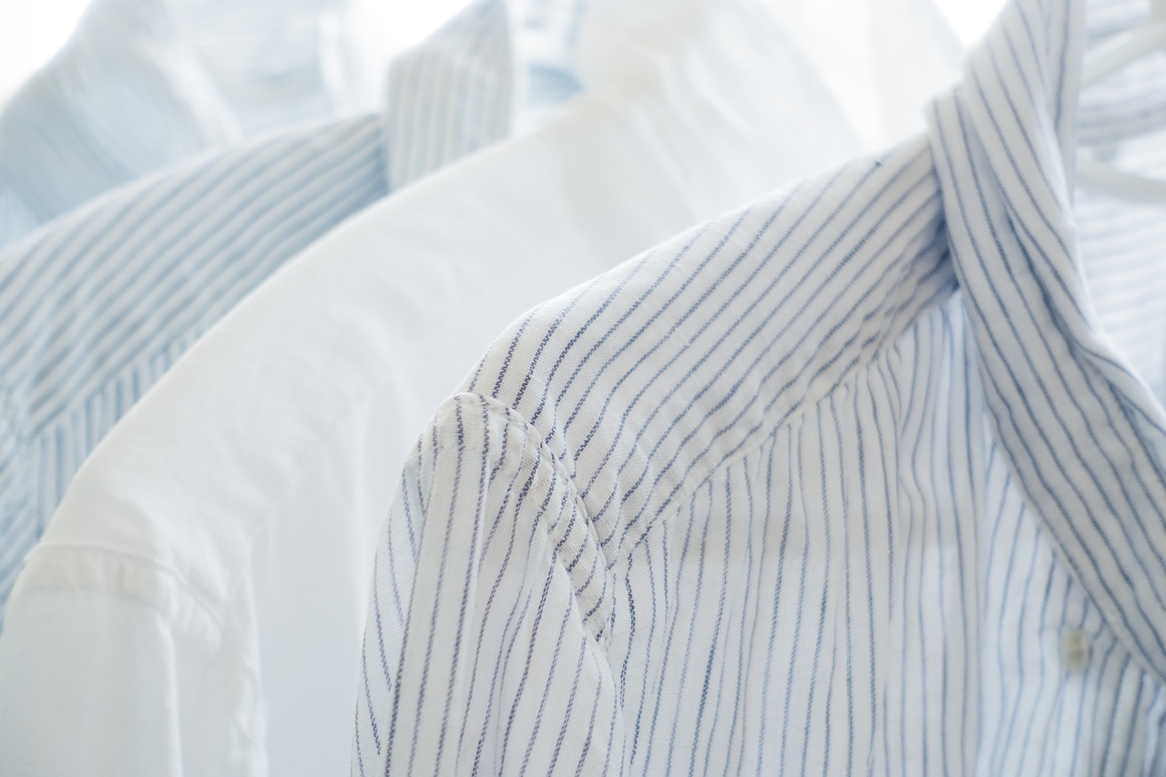 white dress shirts