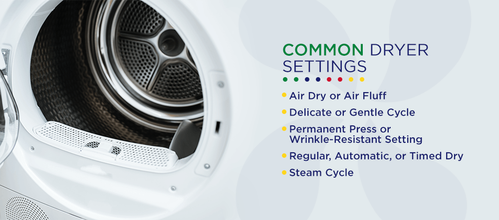 Common Dryer Settings